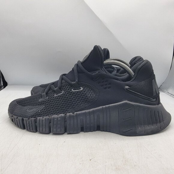 Nike Free Metcon 4 Mens 10.5 Triple Black Athletic Training Shoes CT3886-007 - Picture 13 of 15